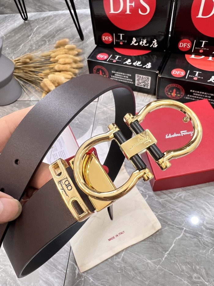 Streetwear Belt Ferragamo 320855 size:3.5cm