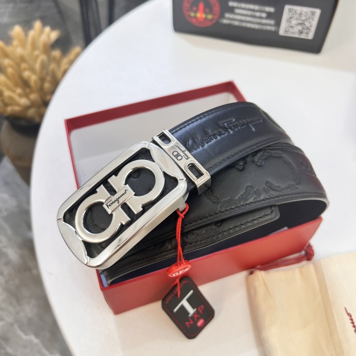 Streetwear Belt Ferragamo 320133 size:3.5cm