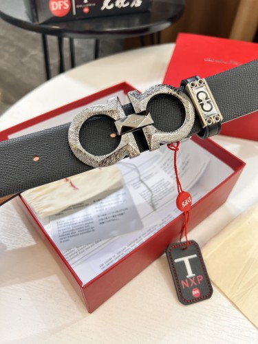 Streetwear Belt Ferragamo 320152 size:3.5cm