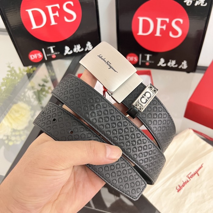 Streetwear Belt Ferragamo 320245 size:3.5cm