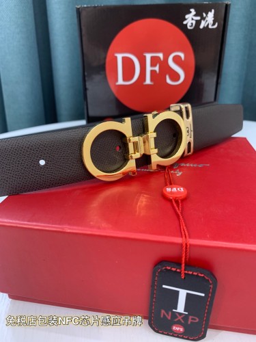 Streetwear Belt Ferragamo 319452 size:3.5cm