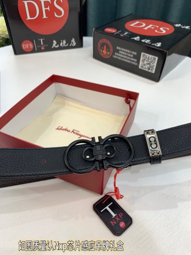 Streetwear Belt Ferragamo 319473 size:3.5cm