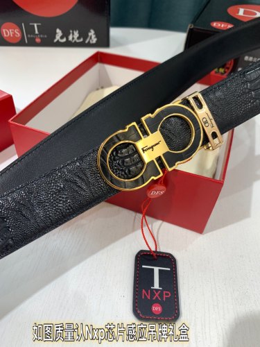 Streetwear Belt Ferragamo 319278 size:3.5cm