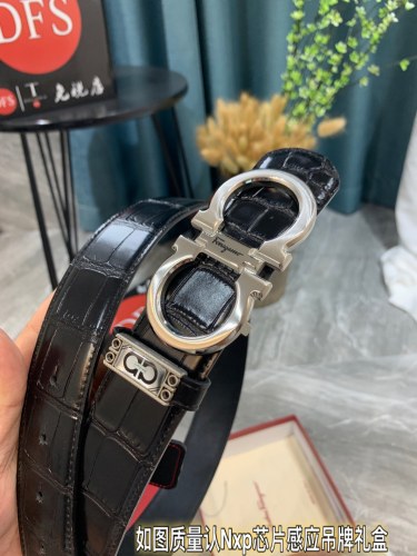 Streetwear Belt Ferragamo 319388 size:3.5cm