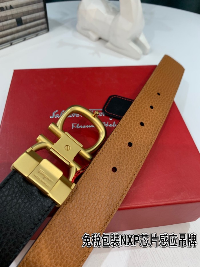 Streetwear Belt Ferragamo 319210 size:3.5cm