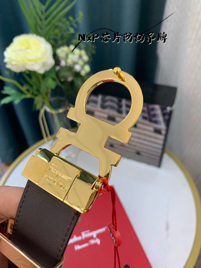 Streetwear Belt Ferragamo 319152 size:3.5cm