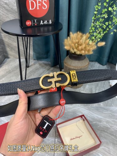 Streetwear Belt Ferragamo 319365 size:3.5cm