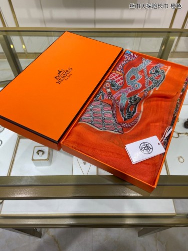 Streetwear Scarf Hermes 326571 SIZE:110*200cm