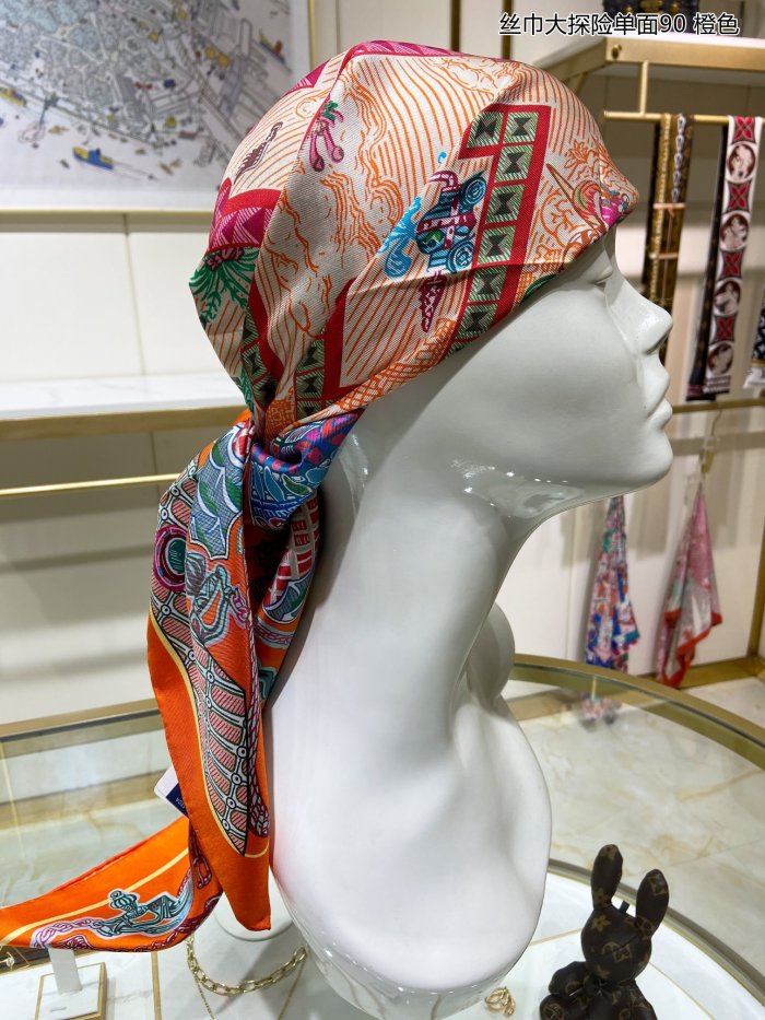 Streetwear Scarf Hermes 326554 SIZE:90cm*90cm