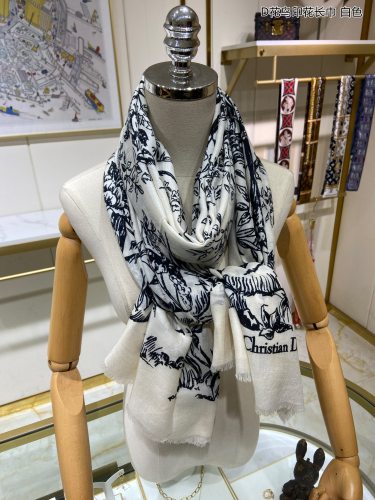 Streetwear Scarf Dior 326567 SIZE:110*200cm