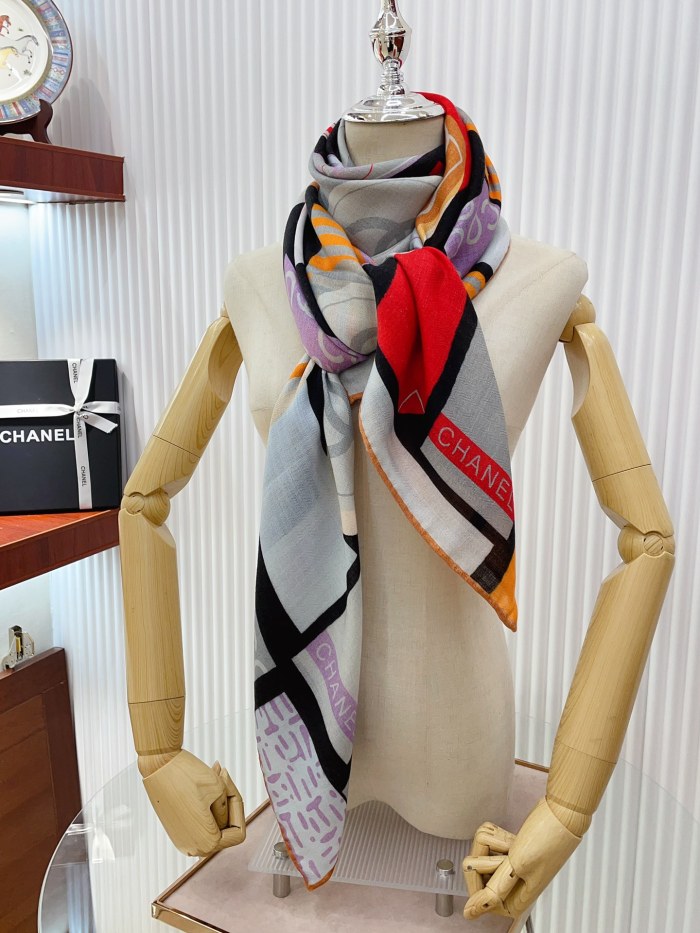 Streetwear Scarf CHANEL 329752 size:140*140cm