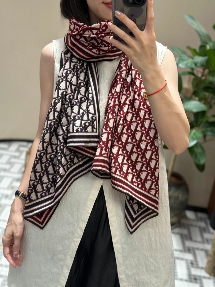 Streetwear Scarf Dior 328967 size:65x180cm