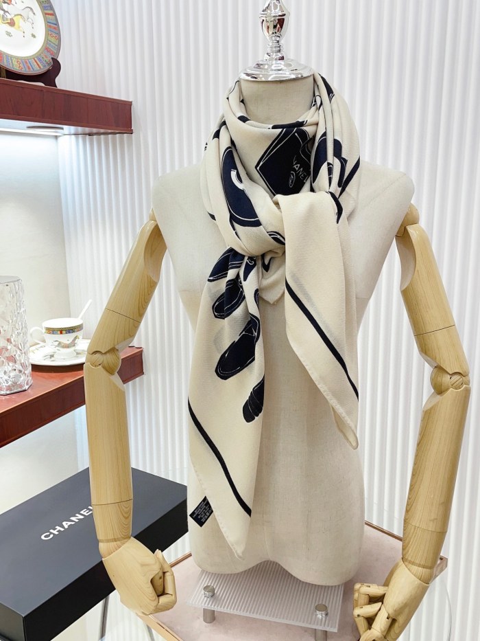 Streetwear Scarf CHANEL 328842 size:140*140cm