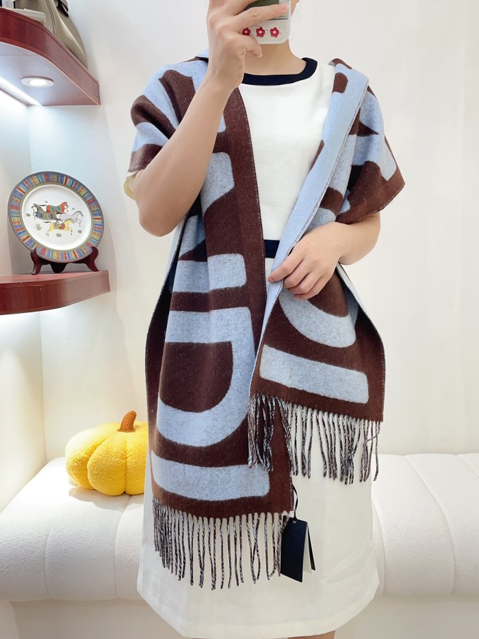 Streetwear Scarf FENDI 328837 size:180*35cm