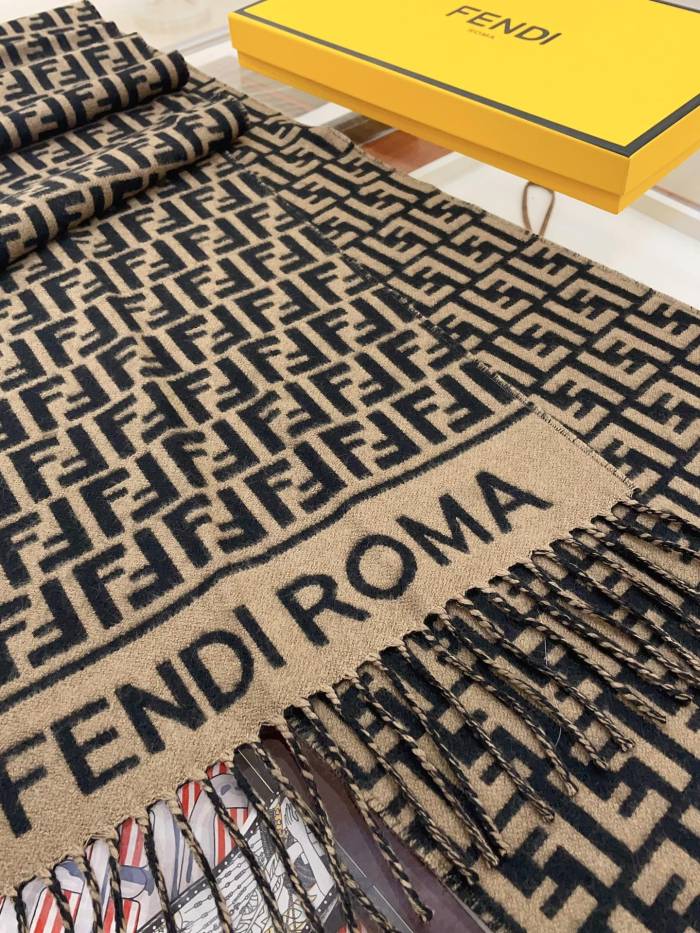 Streetwear Scarf FENDI 328754 SIZE:30x180