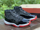 Authentic Air Jordan 11 Bred Red