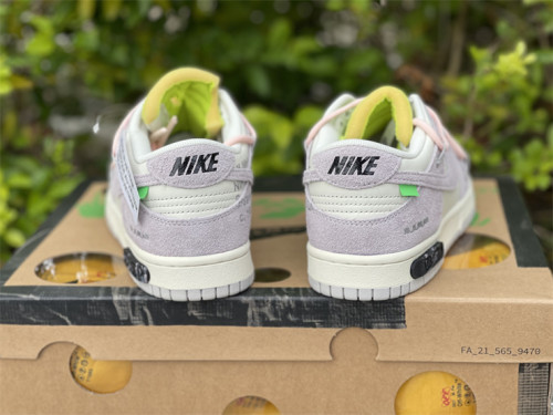 Authentic Off-White x Nike Dunk Low “12 to 50”