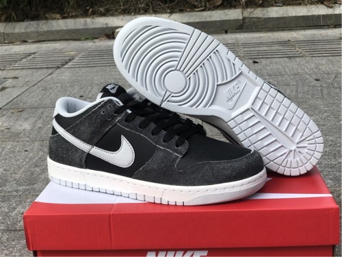 Authentic SB Dunk Low “Zebra” Black/Pure Platinum-Canvas Sail