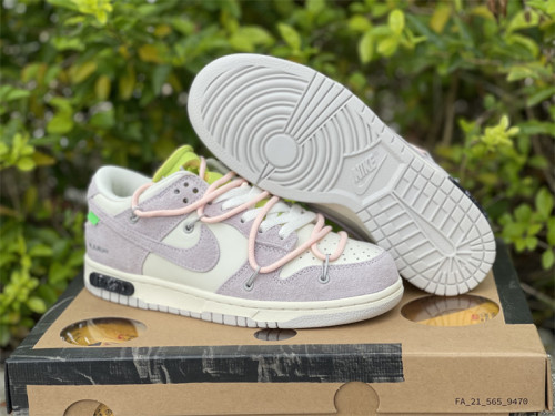 Authentic Off-White x Nike Dunk Low “12 to 50”