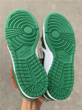 Authentic OFF-WHITE x Nike Dunk Low White/Pine-Green