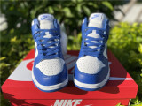 Authentic Nike Dunk High Retro QS Blue/White