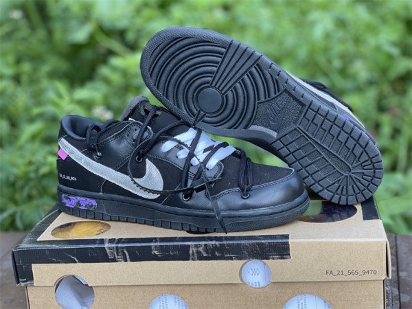 Authentic Off-White x Nike Dunk Low “50 to 50”