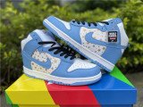 Authentic Supreme x Dunk High Pro SB Blue