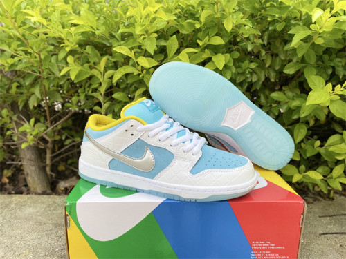 Authentic FTC x Nike SB Dunk Low Blue/White