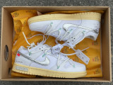 Authentic OFF-WHITE x Futura x Nike Dunk Low “01 to 50”
