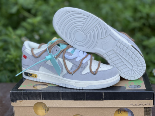 Authentic Off-White x Nike Dunk Low “11 to 50”