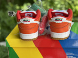 Authentic Dunk SB Low Chile Red/White-Safety Orange