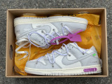 Authentic Off-White x Nike Dunk Low “03 to 50”