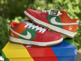 Authentic Dunk SB Low Chile Red/White-Safety Orange