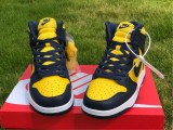 Authentic Nike Dunk High “Michigan”