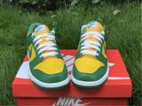 Authentic Nike Dunk Low Brazil Green/Yellow