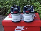 Authentic Nike Dunk Low “Brooklyn Nets” Dark Blue/Grey White