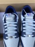 Authentic Nike Dunk Low “Brooklyn Nets” Dark Blue/Grey White