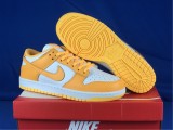 Authentic Nike Dunk Low White/Yellow