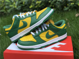 Authentic Nike Dunk Low Brazil Green/Yellow