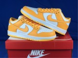 Authentic Nike Dunk Low White/Yellow