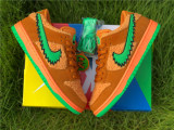 Authentic Grateful Dead x Nike SB Dunk Low Bright Ceramic/Green Spark