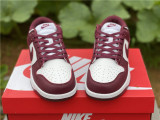 Authentic Nike SB Dunk Low White/Wine Red