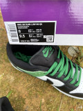 Authentic Nike Dunk Low OG QS Black/White/Green