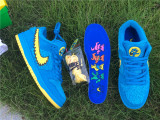 Authentic Grateful Dead x Nike SB Dunk Low Skype Blue/Yellow