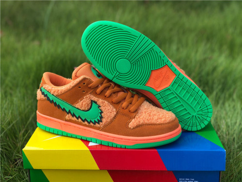 Authentic Grateful Dead x Nike SB Dunk Low Bright Ceramic/Green Spark
