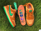 Authentic Grateful Dead x Nike SB Dunk Low Bright Ceramic/Green Spark