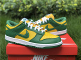 Authentic Nike Dunk Low Brazil Green/Yellow