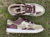 Authentic Nike Dunk Low Light Stone/KHAKI-WHITE