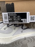 Authentic OFF-WHITE x Futura x Nike Dunk Low Neutral /Grey-Gridiron