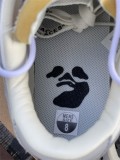 Authentic OFF-WHITE x Futura x Nike Dunk Low Grey white